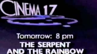 WPHL quotCinema 17quot ending bumper Sssssss  1990 [upl. by Samoht597]