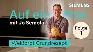 1 Brot 3 Backprogramme Siemens iQ700 Backofen  Folge 1  Auf ein Brot mit Jo Semola [upl. by Crim]