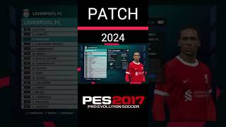 🚨 PATCH PES 2017 PC TEMPORADA 2024 COM BRASILEIRÃO SÉRIE A 100 ATUALIZADO pes2017 bombapatch [upl. by Maurreen953]