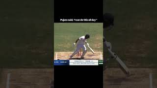 Pujara can do it all day 👌  chetshwar pujara😎  shorts cheteshwarpujara testcricket cricketer [upl. by Atiniv]