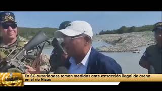 En SC autoridades toman medidas ante extracción ilegal de arena en el río Nizao [upl. by Gorrian]