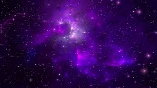 Purple Classic Galaxy 6000 Minutes Space Wallpaper Longest FREE Motion Background HD 4K 60fps [upl. by Saw]