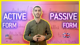 Bac 2020  Active  Passive Voice  تعلم اللغة الانجليزية مع الاستاذ ناصري [upl. by Annauqaj730]