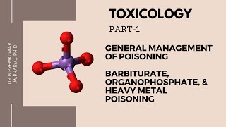 Toxicology Part1General principles of treatment of poisoning [upl. by Lecram894]