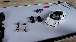 How To Customize A 118 Scale Model Car  Bburago Ferrari 488 GTB [upl. by Messing]