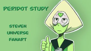 Steven Universe Peridot Study Fanart [upl. by Florida933]