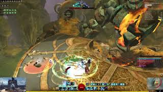 GW 2 Raid Wing 6 Boss Conjured Amalgamate CA Challenge Mode with SpearGS Dragon Hunter [upl. by Yleve]