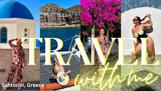 TRAVEL VLOG Santorini Greece  Santo Collection Resort amp Villas [upl. by Ecneret]