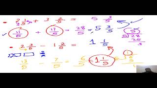 G5 U8 L12 adding and Subtracting mixed Numbers [upl. by Hgielah]