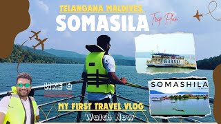 Somasila to Srisailam Boat Trip l🚢 Solo Traveller Vasu l Telangana Maldives [upl. by Vivica]