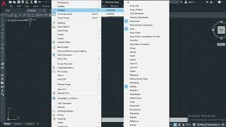 SETTING AUTOCAD CLASSIC WORKSPACE  AUTOCAD 2021  TUTORIAL [upl. by Lathan]