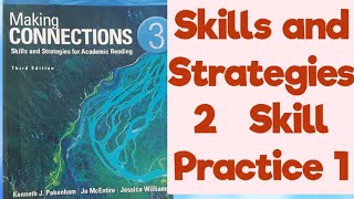 Making Connections Skills and Strategies 2 Skill Practice 1 for BA Sem 3 GNDU [upl. by Aicala]