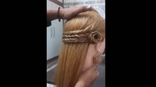 new open beautiful hair style [upl. by Ahseyd]