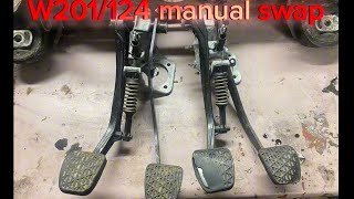 Mercedes W201 or w124 manual swap information [upl. by Anrev]