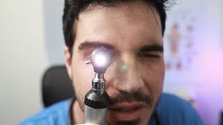 ASMR  Close up MEDICAL EXAM TRIGGERS Follow The Light Ear Cleaning Vitals [upl. by Wenoa562]