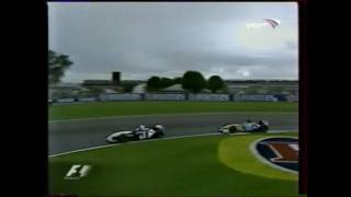 Montoya Overtake M Schumacher USA F1 2003 [upl. by Lagas]