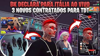 BK DECLARA PARA ITÃLIA AO VIVO NO INSTA DO HYPE RP  3 NOVOS CONTRATADOS PARA TURQUIA GTA RP [upl. by Etnohs]