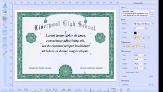 How to create and print High School Diploma [upl. by Nimesh236]