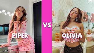 Piper Rockelle Vs Olivia Alboher TikTok Dances Compilation [upl. by Muncey]