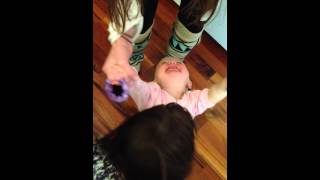 Laughing Baby Gets Tickled 10MonthsOld [upl. by Ardnosal634]