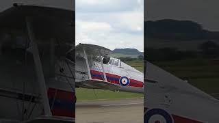 Gloster Gladiator at Duxford aviation [upl. by Euqinorev]