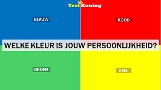 PERSOONLIJKHEIDSTEST WELKE KLEUR IS JOUW PERSOONLIJKHEID [upl. by Apgar]