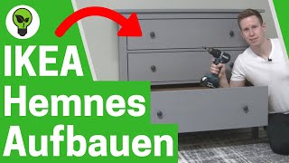 IKEA Hemnes Kommode Aufbauen ✅ ULTIMATIVE ANLEITUNG Wie Hemnes Kommode mit Schubladen Montieren [upl. by Joela]