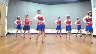 New Runaround Sue  Line Dance  Choreograoher  Lina Vian  INA   Oct 2024 [upl. by Olegnalehcim]