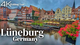 Lüneburg Germany Walking Tour 2023  4K UHD [upl. by Ardnekan]