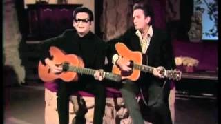 Roy Orbison amp Johnny Cash quotOh Pretty Womanquot Live on The Johnny Cash Show 1969 [upl. by Lednek]