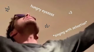 sebastian stan singing quothungry eyesquot for 5minutes and 2seconds straight [upl. by Wurst]