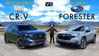 BEST CHOICE  2025 Subaru Forester vs 2025 Honda CRV Comparison [upl. by Noet42]