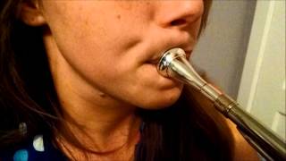 French Horn Lip Slur Exercise [upl. by Anallese]