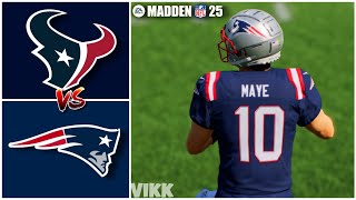 Texans vs Patriots Week 6 Simulation Madden 25 PS5 [upl. by Kamp]