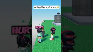 acting like a pick me on roblox prank 😂 roblox voicechat trolling gaming memes meme [upl. by Neral127]