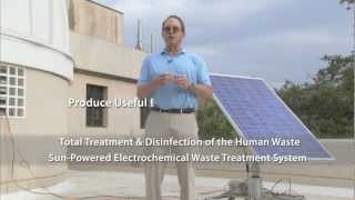 SelfContained PVPowered Domestic Toilet and Wastewater Treatment System [upl. by Tiffani596]