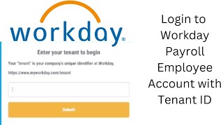 How to Login to Workday Account Workday Payroll Sign In  WorkDay Login Help for Employees [upl. by Estelle]