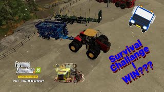 Fs 22 Survival Challange Competting against Daggerwin amp ChainSaw100 Ep 76 [upl. by Nedyaj]