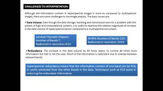 Hyperspectral Remote Sensing Technique Hyperspectral Image Processing  Part 1 [upl. by Nalahs]