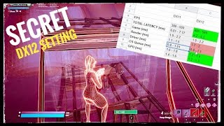 DX11 vs DX12 Fortnite Setting Explained  BEST FPS amp INPUT LAG [upl. by Kyne]