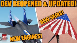 DEV REOPENED amp UPDATED NEW SKINS F15E W 229 ENGINE RMV GETTING READY amp MORE  War Thunder DEV [upl. by Aratahs]