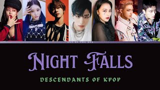 How Would Kpop Idols sing quotNight Fallsquot  Descendants 3 [upl. by Froehlich980]