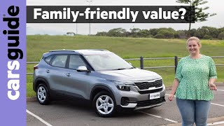 2022 Kia Seltos review The entrygrade S a solid family choice for value practicality and more [upl. by Eve]