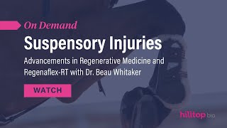 Suspensory Injuries Advancements in Regenerative Medicine and RegenaflexRT [upl. by Inek894]