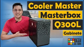 Gabinete COOLER MASTER  MasterBox Q300L Rainbow  UNBOXING e REVIEW  SETUP [upl. by Lindon]