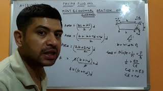 Most economical trapezoidal channel [upl. by Paresh]