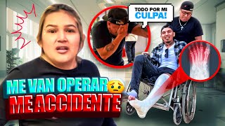 ME ACCIDENTÉ Y TERMINÉ EN EL HOSPITAL 🏥 ASI REACCIONÓ LA CHULE😰 [upl. by Imaj540]