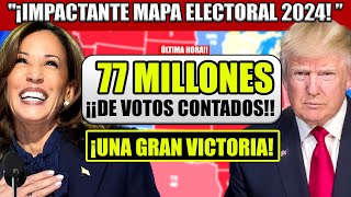 ¡¡¡ÚLTIMOS RESULTADOS DE VOTACIÓN TEMPRANA ¡Impactante Mapa Electoral 2024 Kamala vs Trump [upl. by Nylrahs]