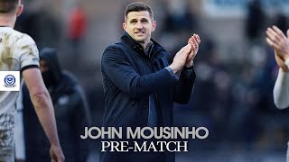 John Mousinho prematch  Charlton Athletic vs Pompey [upl. by Lladnyk250]