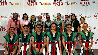 BORNEO ART FESTIVAL 2024  ASPeD Dance Troupe  PANGAIT [upl. by Akcirred]